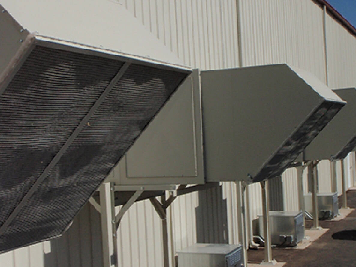 Moffitt wall fan ventilation system